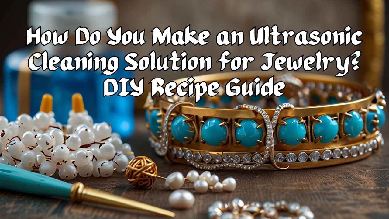 How Do You Make an Ultrasonic Cleaning Solution for Jewelry? DIY Recipe Guide