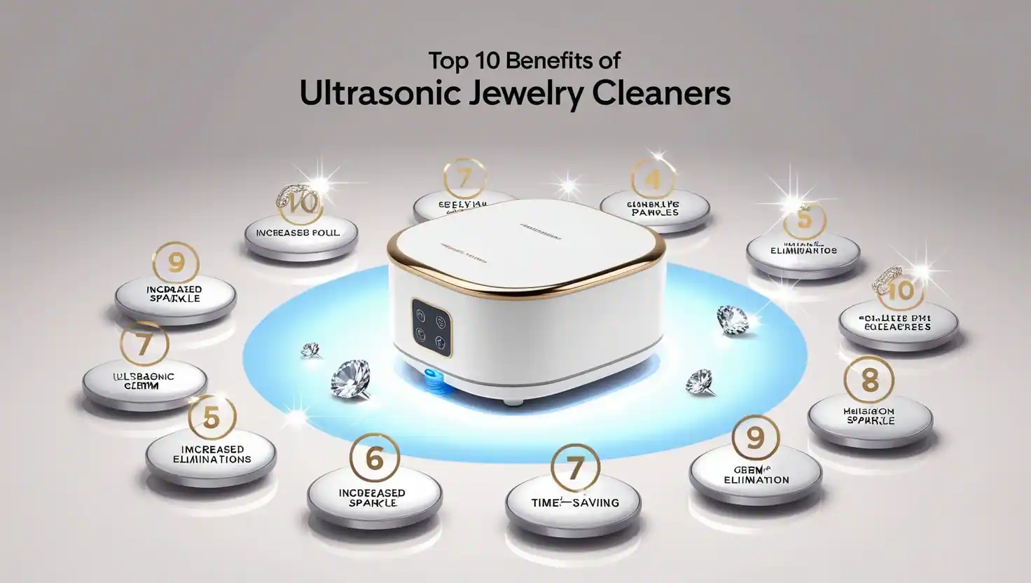 Top 10 Benefits of Ultrasonic Jewelry Cleaners